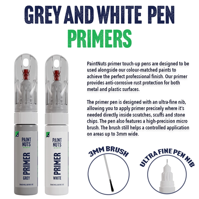 PaintNuts Colour Matched Touch Up Pen & Primer Bundle